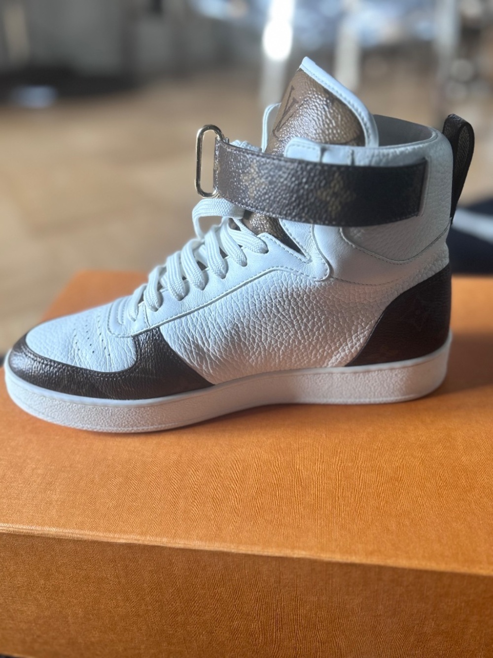 Authentic Women’s Louis Vuitton High Top Sneakers - Picture 5 of 10